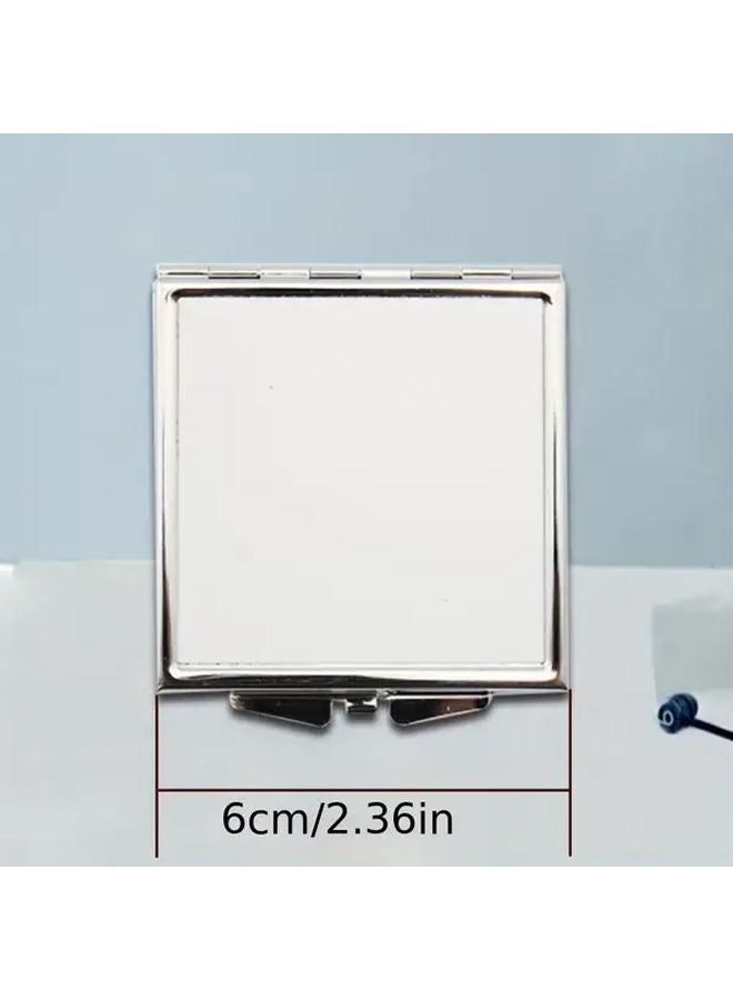 12pcs Fillet Mirror Sublimation Heat Press Print With Aluminium Plate And Glue - Image 5